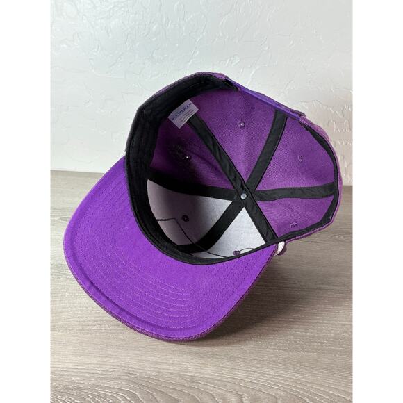 Arizona Diamondback MLB Purple White Rope Patch Men's Snapback Hat- EUC - Picture 4 of 5